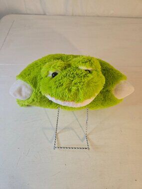 T.A.G. Pillow Pets Frog Alexon Folding Plush